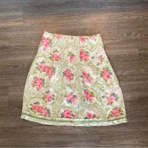 Floral long skirt